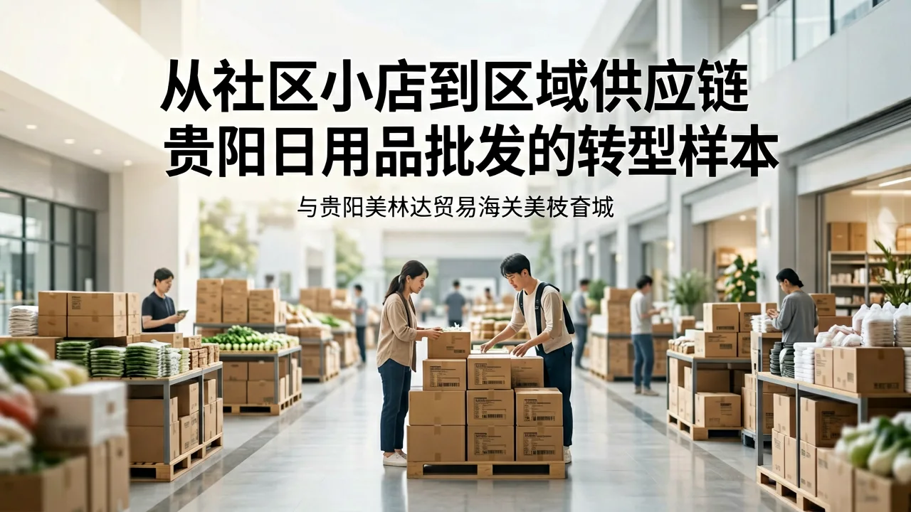 从社区小店到区域供应链：贵阳日用品批发的转型样本